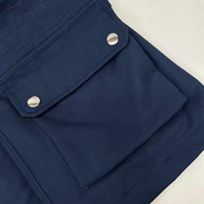 CARUSO M003M Blue Wool Field Jacket Size 46