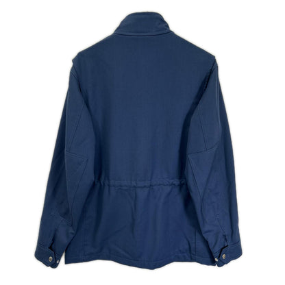 CARUSO M003M Blue Wool Field Jacket Size 46