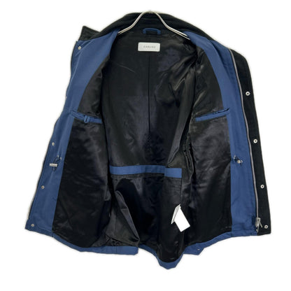 CARUSO M003M Blue Wool Field Jacket Size 46