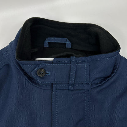 CARUSO M003M Blue Wool Field Jacket Size 46