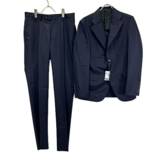 ESTNATION Navy Wool 3-Button Suit Size 48