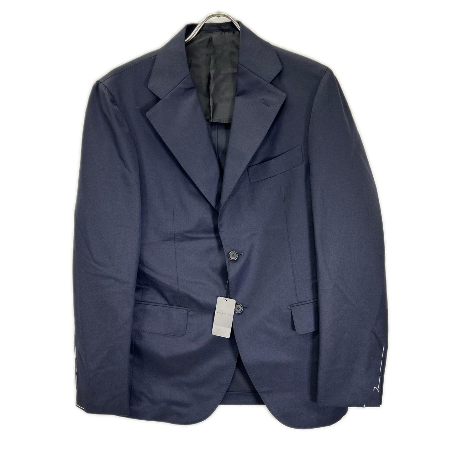 ESTNATION Navy Wool 3-Button Suit Size 48