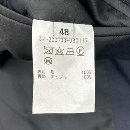 ESTNATION Navy Wool 3-Button Suit Size 48