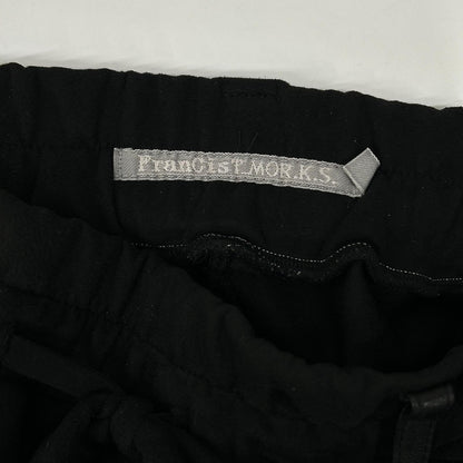 FranCisT_MOR.K.S. MB3107 Black Sarouel Wide Pants Size 3