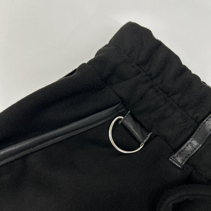 FranCisT_MOR.K.S. MB3107 Black Sarouel Wide Pants Size 3