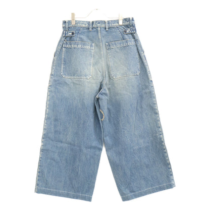 KAPITAL 14oz Denim Fatigue Baggy Jeans Blue Size 3