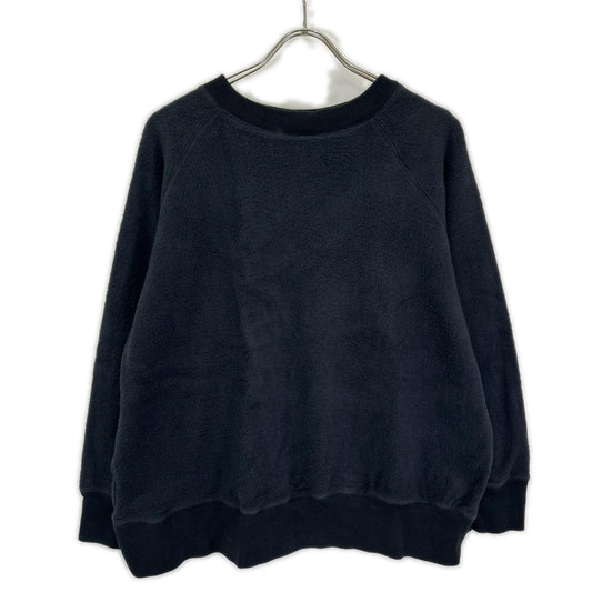 OUTIL Navy MAILLE LEE Cotton Fleece Sweatshirt Size 2