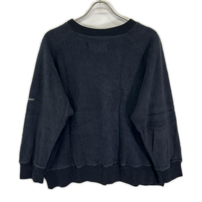 OUTIL Navy MAILLE LEE Cotton Fleece Sweatshirt Size 2