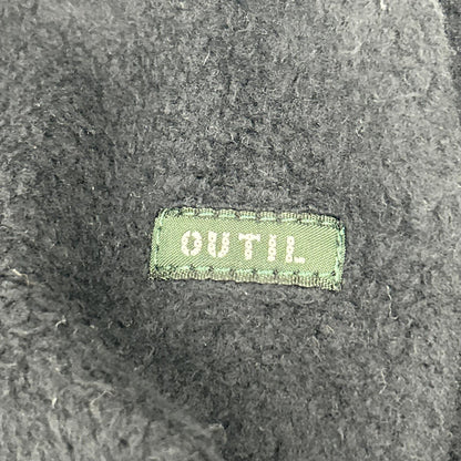 OUTIL Navy MAILLE LEE Cotton Fleece Sweatshirt Size 2