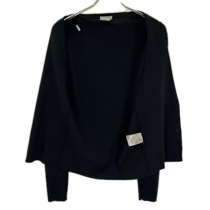 Dior HOMME Black Wool Silk DC Logo Button Cardigan Size XS