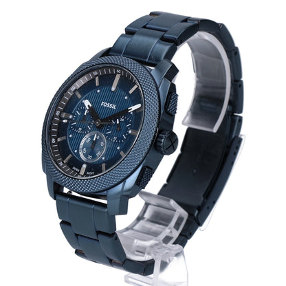 FOSSIL FS6167 MACHINE 44MM Chronograph SS Watch Navy