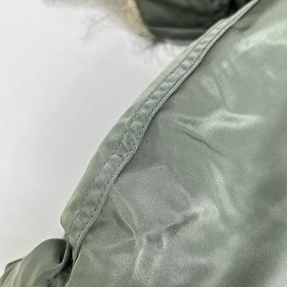 SPIEWAK 90s Khaki N-2B Attached Hood Flight Jacket Size S