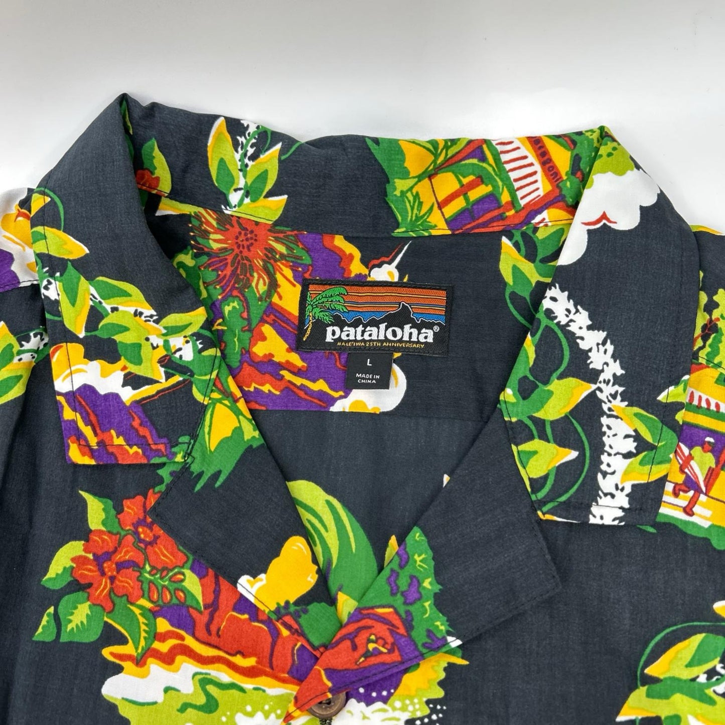 pataloha Black Tag Haleiwa 25th Anniv. Shirt Black