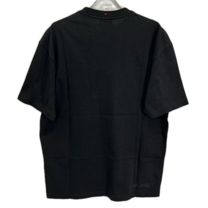 MONCLER 22 Black Rubber Logo T-Shirt Size XL