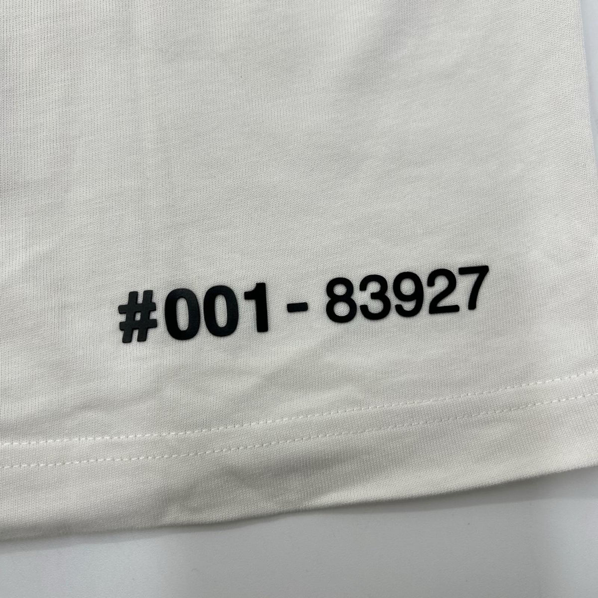 MONCLER 22 White Rubber Logo T-Shirt Size XL
