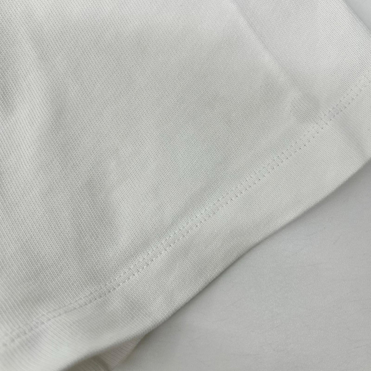 MONCLER 22 White Embroidered Logo T-Shirt Size L