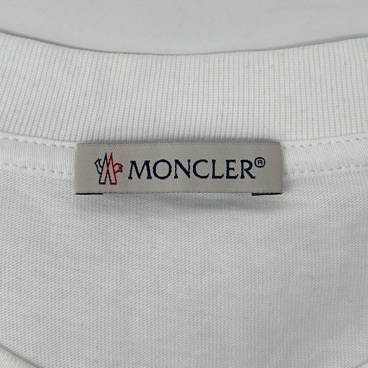 MONCLER 22 White Logo Print T-Shirt Size XXL