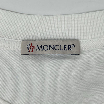 MONCLER 22 White Logo Print T-Shirt Size XXL
