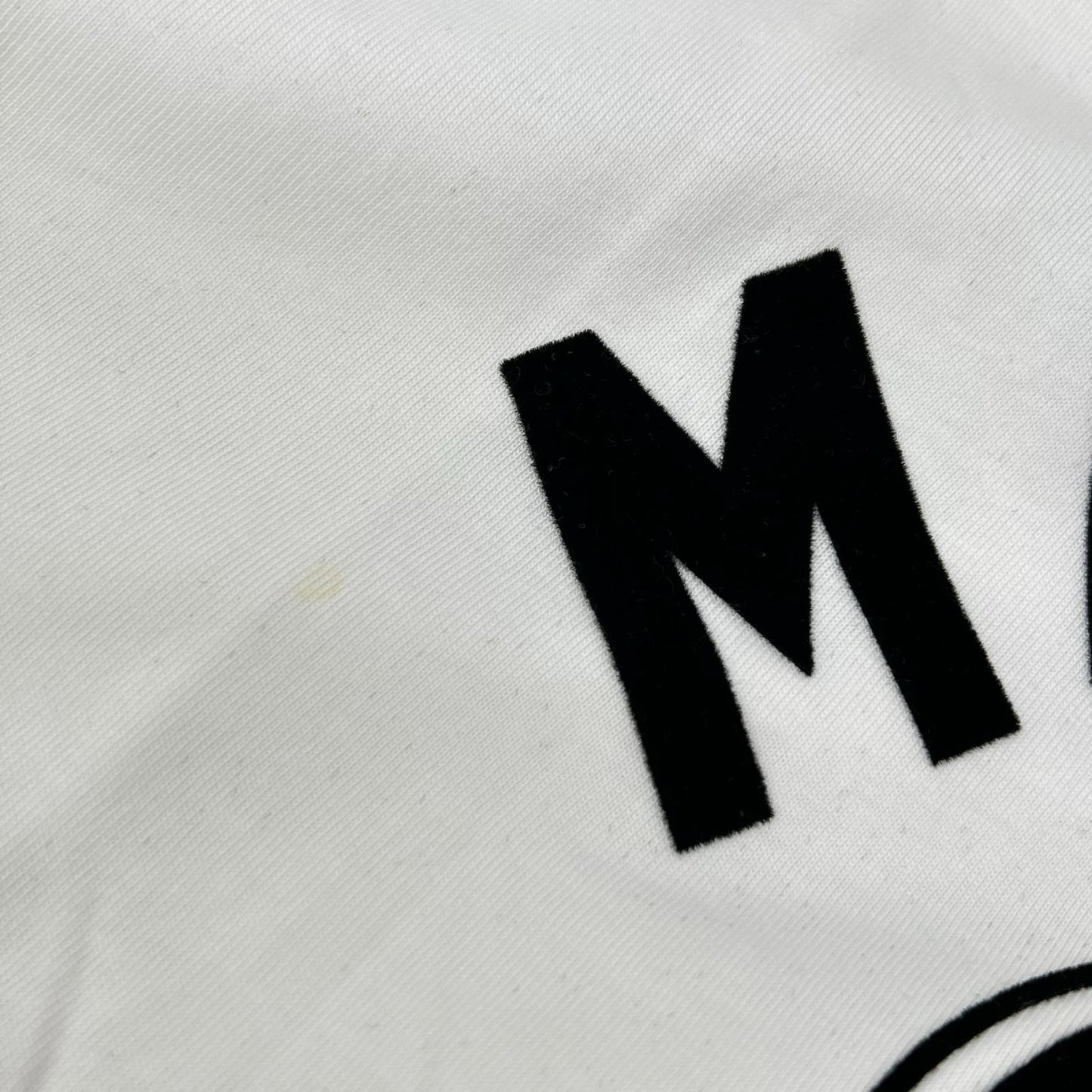 MONCLER 22 White Logo Print T-Shirt Size XXL