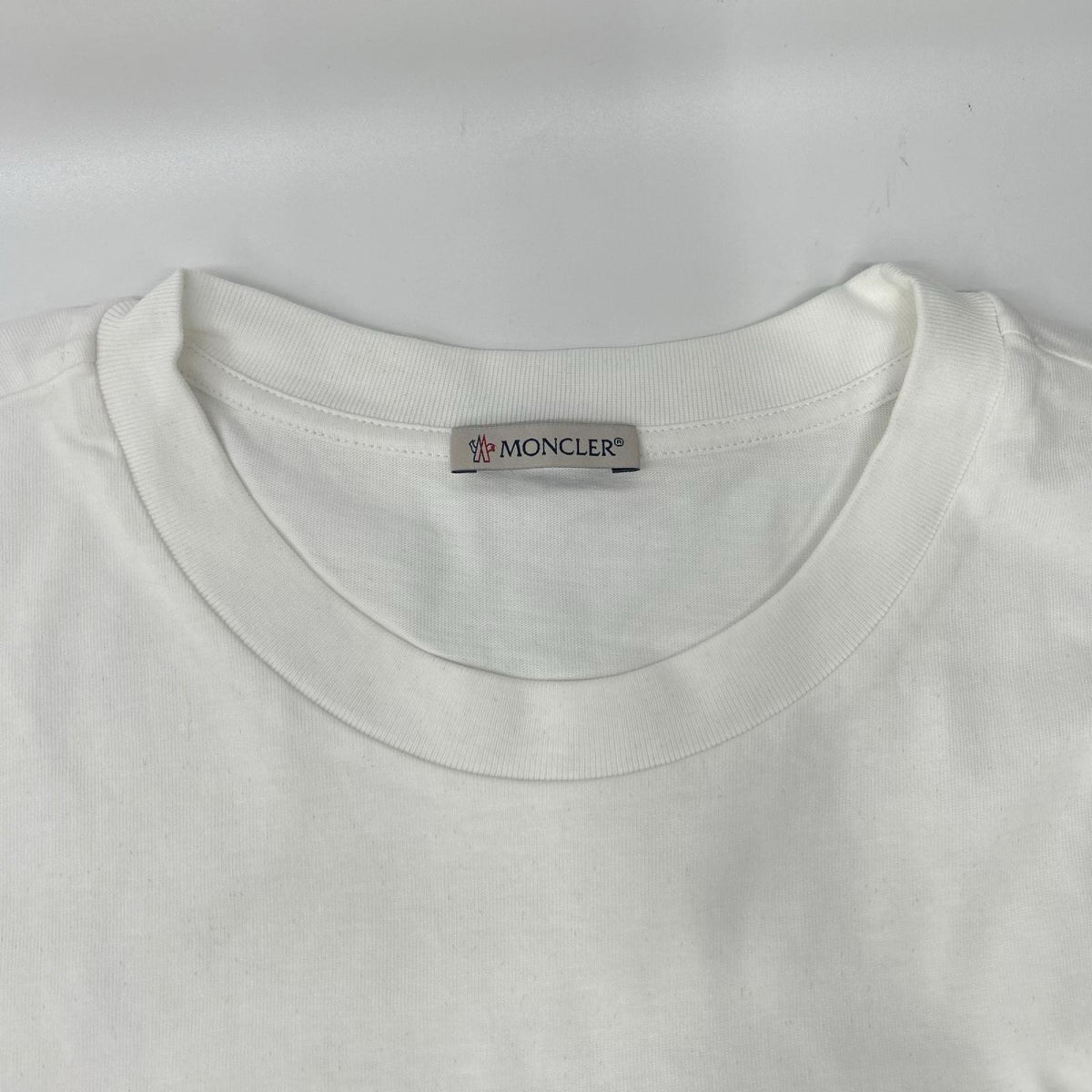 MONCLER 22 White Logo Print T-Shirt Size XXL