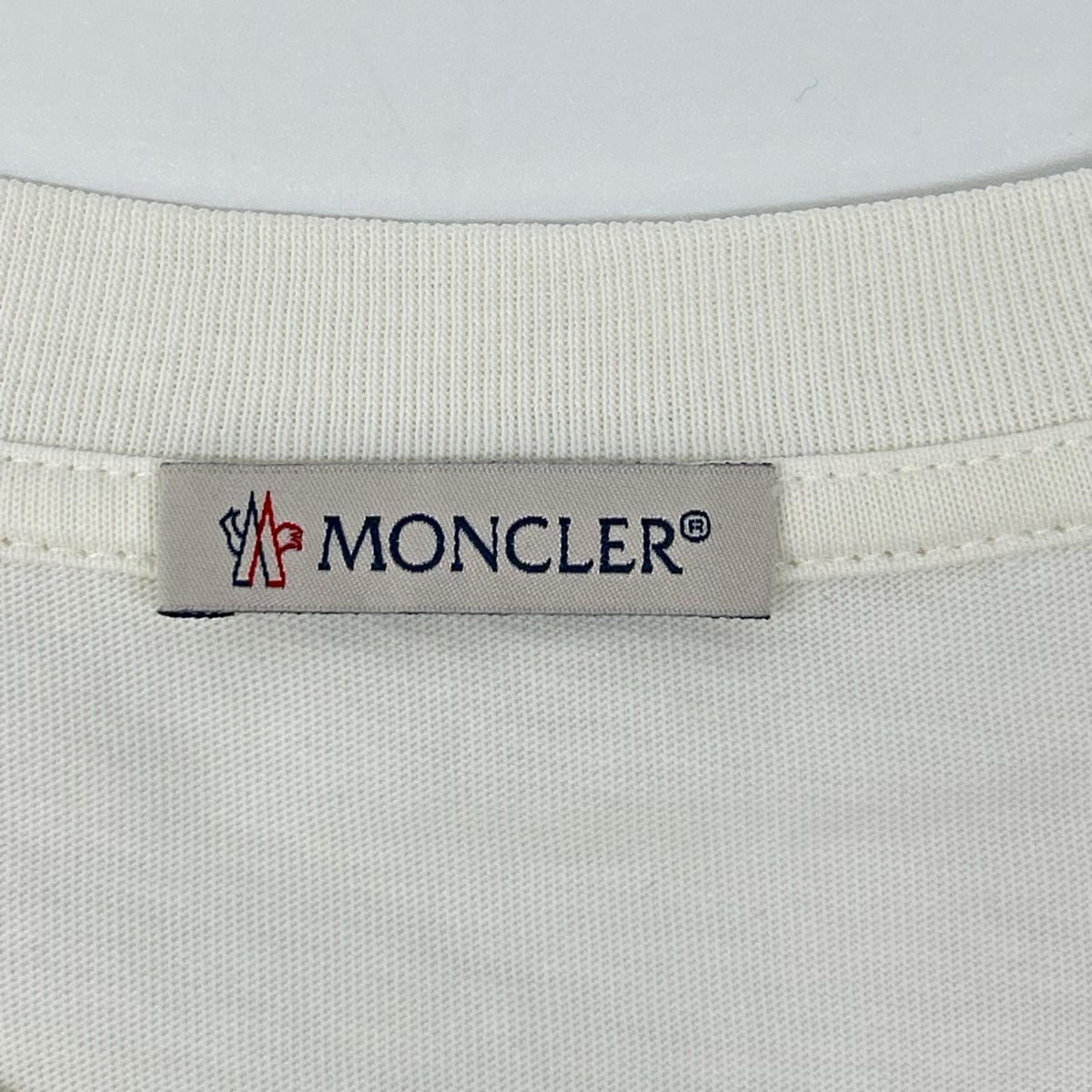 MONCLER 23 White Logo T-Shirt Size XXL