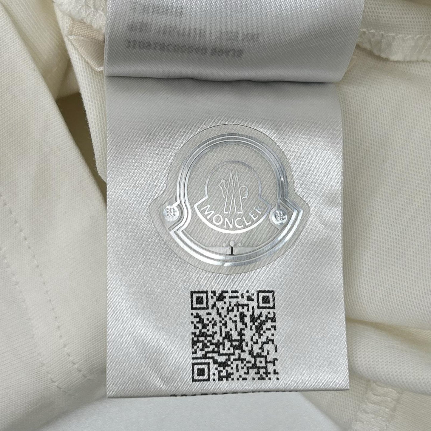 MONCLER 23 White Logo T-Shirt Size XXL