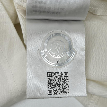 MONCLER 23 White Logo T-Shirt Size XXL