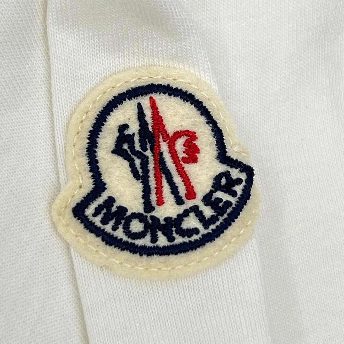 MONCLER 23 White Logo T-Shirt Size XXL