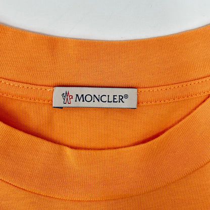 MONCLER 21 Orange Logo T-Shirt Size XL