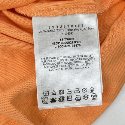 MONCLER 21 Orange Logo T-Shirt Size XL