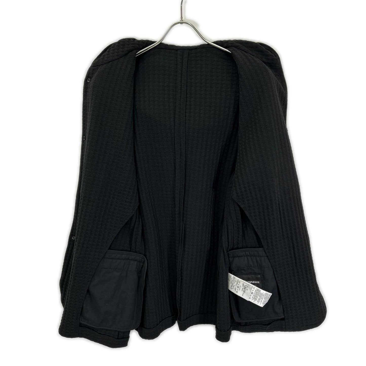 EMPORIOARMANI Honeycomb Jacquard Jacket Black Size 54