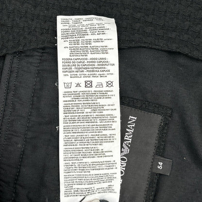 EMPORIOARMANI Honeycomb Jacquard Jacket Black Size 54