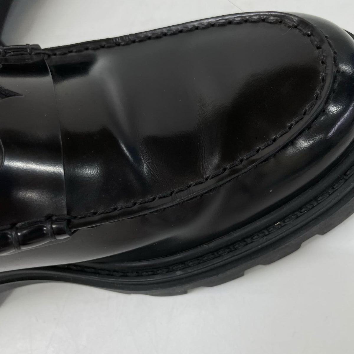 TOD'S Leather Penny Loafers Black Size 5 1/2