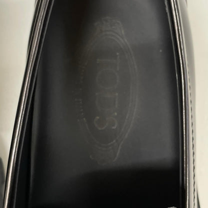 TOD'S Leather Penny Loafers Black Size 5 1/2