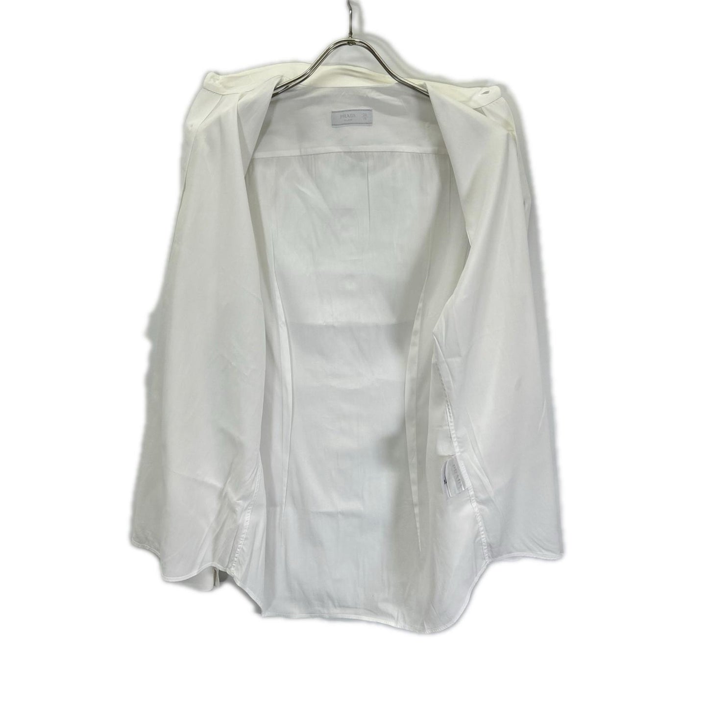 PRADA 22 Stretch Poplin Shirt White Size 38/15