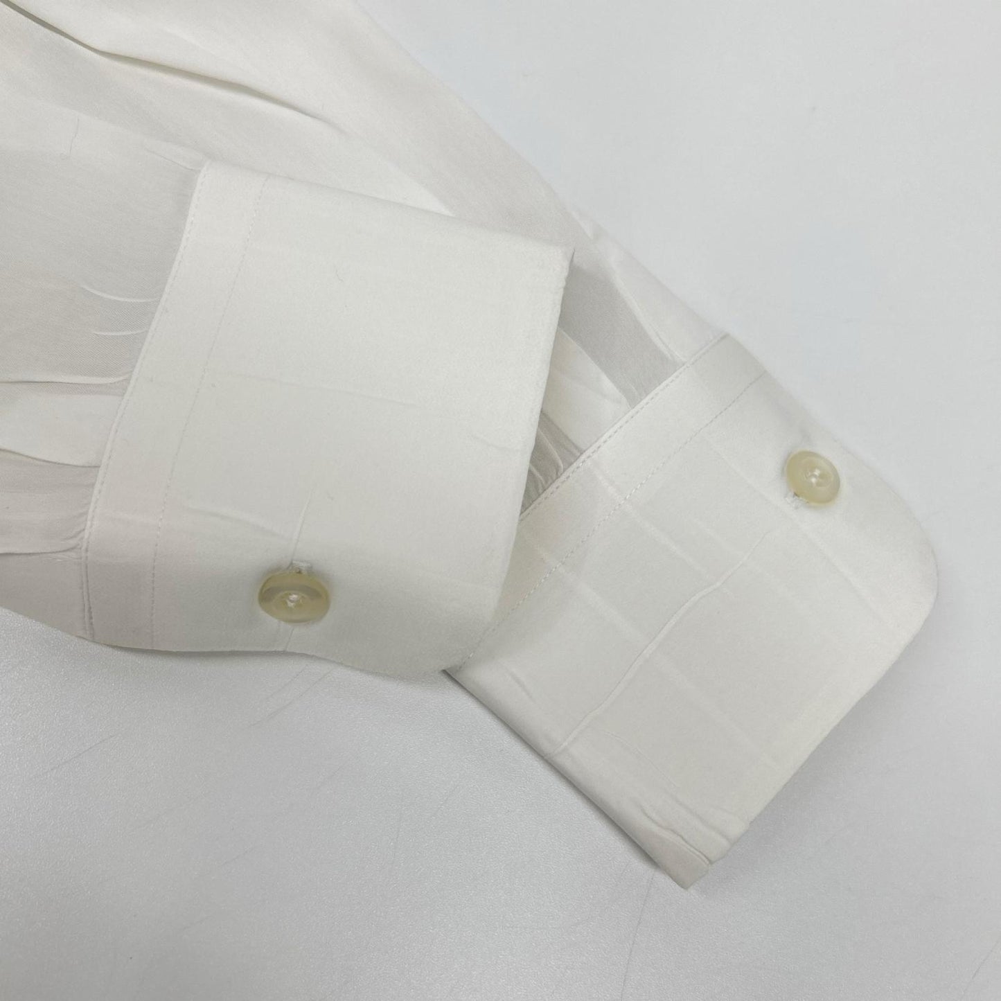 PRADA 22 Stretch Poplin Shirt White Size 38/15