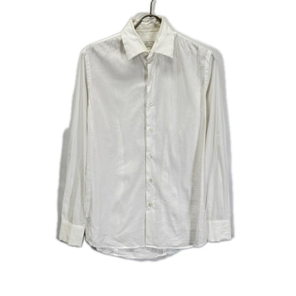 PRADA '18 Stretch Poplin Shirt White Size 38/15