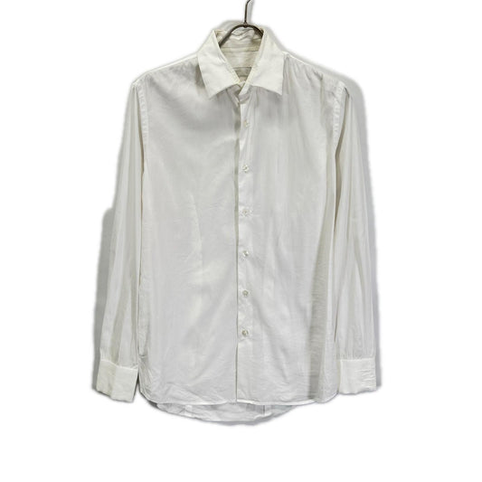 PRADA '18 Stretch Poplin Shirt White Size 38/15