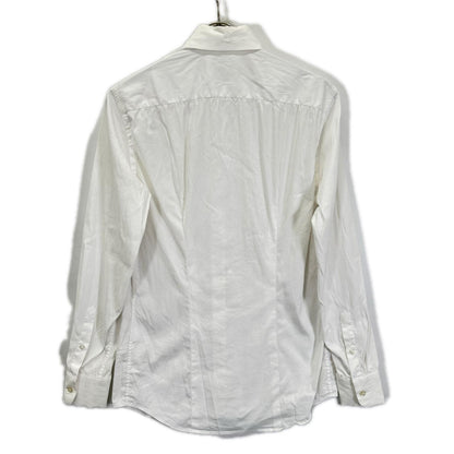 PRADA '18 Stretch Poplin Shirt White Size 38/15