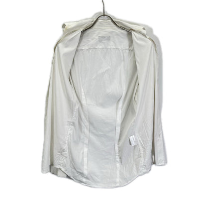 PRADA '18 Stretch Poplin Shirt White Size 38/15