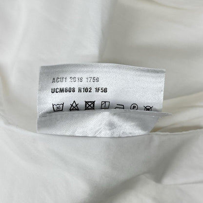 PRADA '18 Stretch Poplin Shirt White Size 38/15