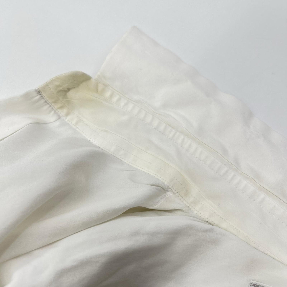 PRADA '18 Stretch Poplin Shirt White Size 38/15