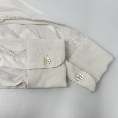 PRADA '18 Stretch Poplin Shirt White Size 38/15