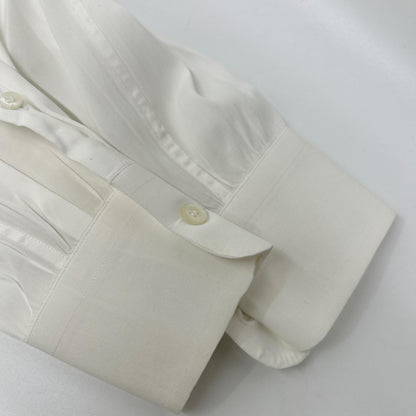 PRADA 2018 White Cotton Long Sleeve Shirt Size 38/15