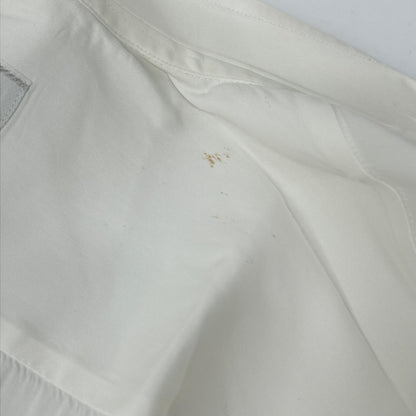 PRADA 2018 White Cotton Long Sleeve Shirt Size 38/15