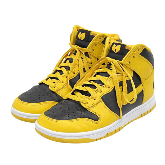 NIKE Dunk HI Retro PRM Sneakers Yellow/Black Size 8.5(US)