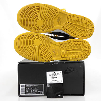 NIKE Dunk HI Retro PRM Sneakers Yellow/Black Size 8.5(US)