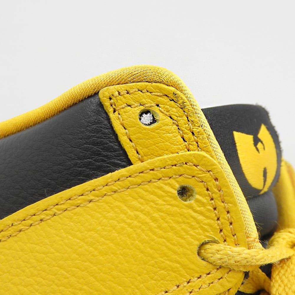 NIKE Dunk HI Retro PRM Sneakers Yellow/Black Size 8.5(US)