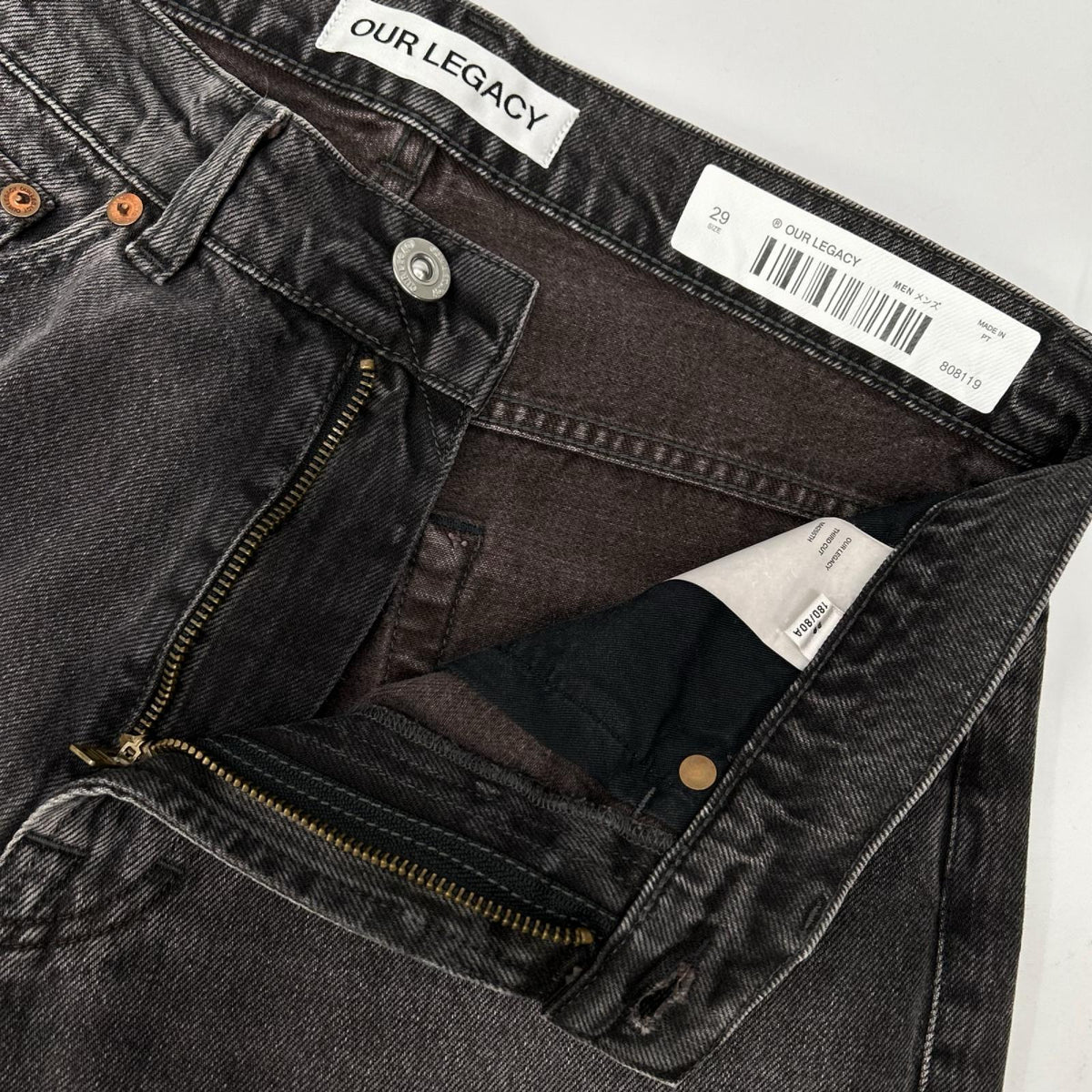 OurLegacy 25AW Third Cut Brown Denim Jeans Size 29