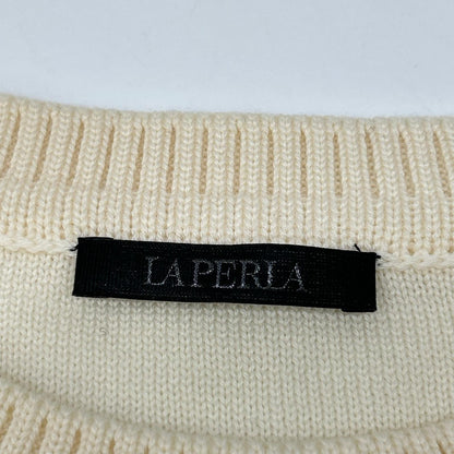 LAPERLA Ivory Wool Knit Sweater Size M